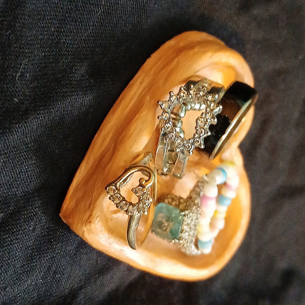 Heart Shaped Ring Dish